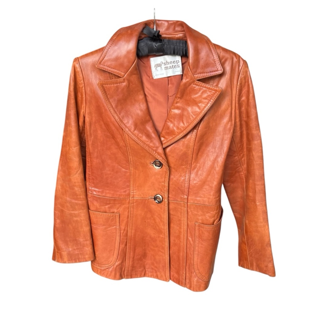 Sheep Mate’s Leather Jacket Vintage 70s Disco retro